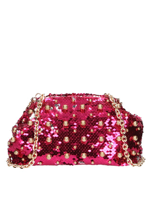 LA CARRIE Pochette Donna La Carrie 131MKL921SYN-FUX Fucsia da donna