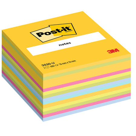 Blocco Cubo 450Foglietti Post-It 76X76Mm 2030-U Ultracolor