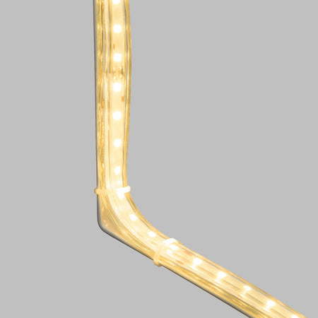 Stella cometa con tubo a led bifacciale effetto Neon per esterno