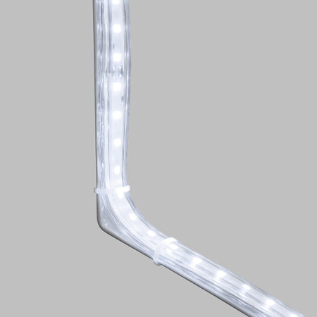Stella cometa con tubo a led bifacciale effetto Neon per esterno