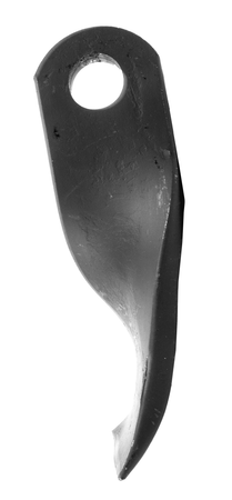 Dente per trincia girato lunghezza 160mm piatto 50x10