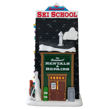 La scuola di sci Summit, edificio luminoso per villaggio di Natale in Porcellana