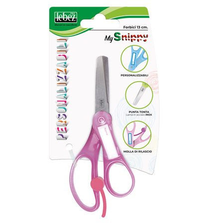 Forbici Snippy 4445B 13Cm Personalizzabile Punta Tonda Lebez
