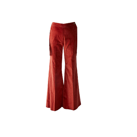 SHAFT Shaft - Pantalone Velvet Milly Bordeaux BI1D30T1000 da donna