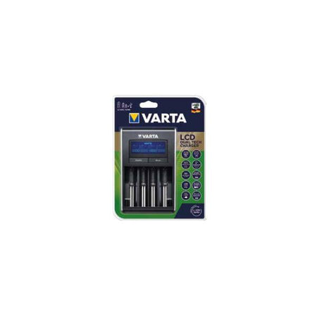 Caricabatterie LCD Dual Tech Charger Ni-MH Li-ioni e dispositivi USB
