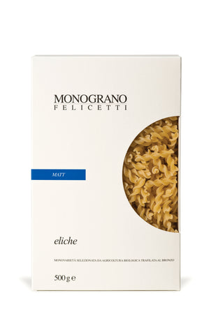 Monograno Felicetti Pasta Eliche Astucciate Grano Mat Bio - Pastificio Felicetti