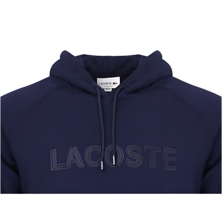 Lacoste Felpa Uomo Con Cappuccio E Tasca Frontale Felpa 100% Cotone Con Logo Coccodrillo Ricamato Polsini E Brodo A Coste Tinta Unita