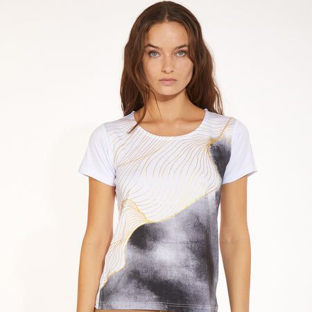 T SHIRT SFUMATURA DAVANTI