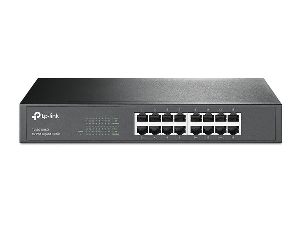 Desktop switch 16 porte Gigabit acciaio TP-Link TL-SG1016D