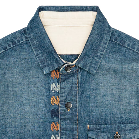 NINE IN THE MORNING Camicia Bob Shirt Man Ricamo da uomo