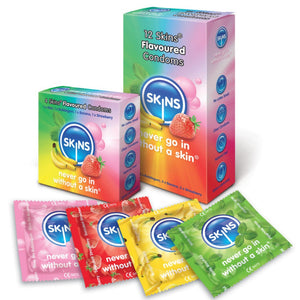 Preservativi Skins - Preservativi Aromatizzati 12 pezzi