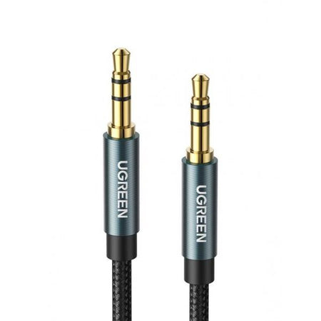 UGREEN Cavo Audio 3.5mm maschio a 3.5mm maschio- placcato in oro con case in metallo 2m (Blue)