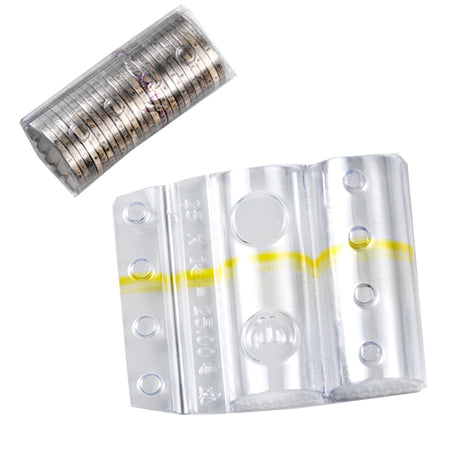 Sacchetto Da 100 Blister Portamonete 1 Euro Fascia Gialla