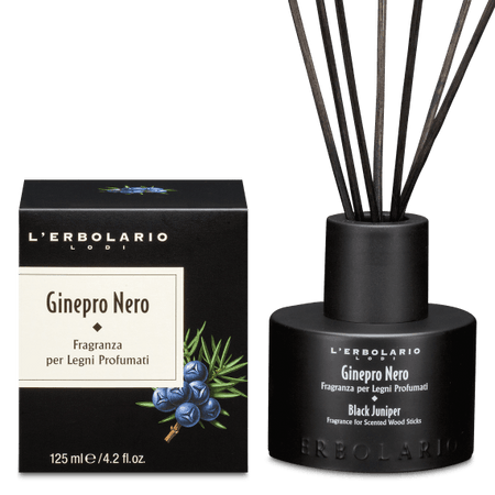 Fragranza per Legni Profumati con Bastoncini Ginepro Nero 125 ML