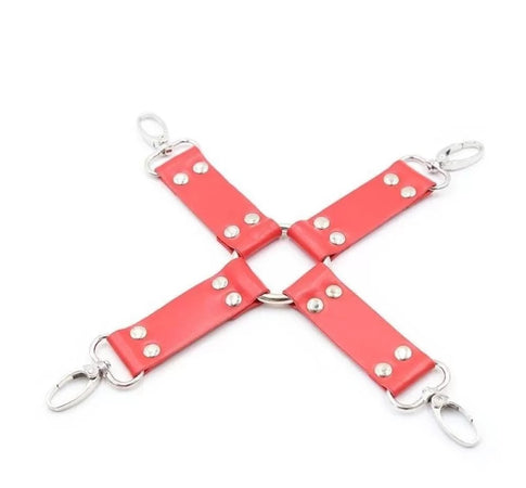 Kit Bondage BDSM Set da 10 Colore Rosso