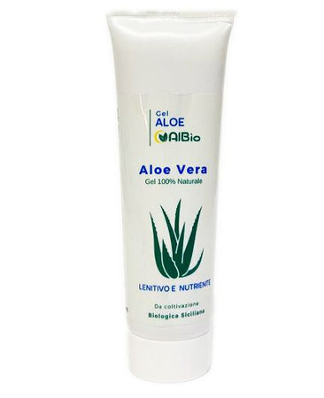 Gel di Aloe Vera 150ml da coltivazione biologica, Aloe vera lenitivo, nutriente per la pelle