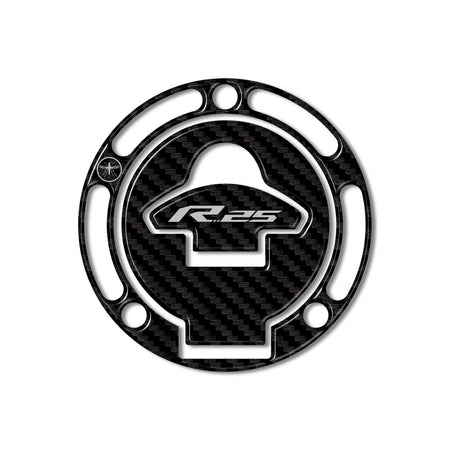 Adesivo 3D Protezione Tappo Serbatoio Moto compatibile Yamaha YZF R25 2019-2023