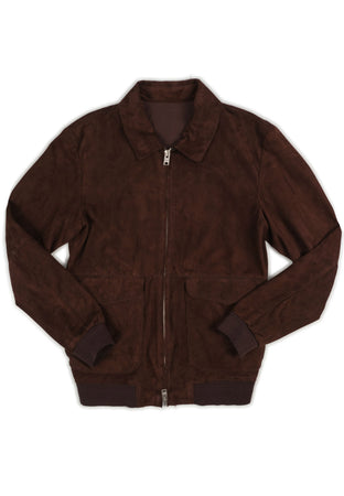 DFOUR Dfour - Bomber Collo Camicia Tes. Camoscio DF819 CMA MORO da uomo