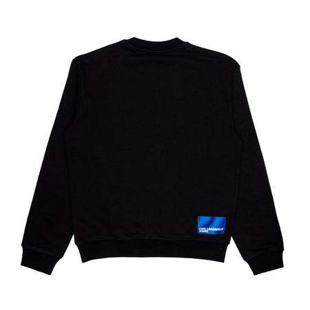 KARL LAGERFELD Felpa Uomo Karl Lagerfeld Regular Logo Sweat Black da uomo