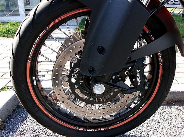 STRISCE ADESIVE compatibili per MOTO KTM 1090-1190-1290 ADVENTURE CERCHI 17' 19'