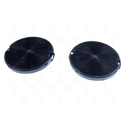 2 Filtri Carbone Attivo 154x15mm Circolare per Cappa Aspirante