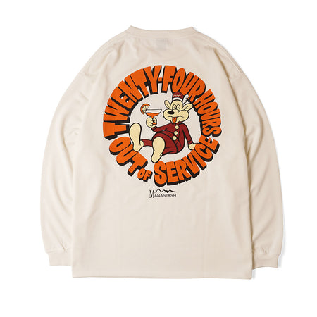 MANASTASH T-Shirt Manastash POLY L/S TEE 24HRS da uomo