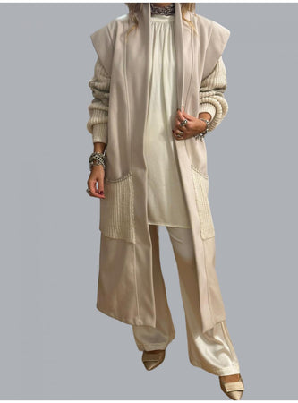DELLE Cappotto Donna rkw2405 Poliestere da donna