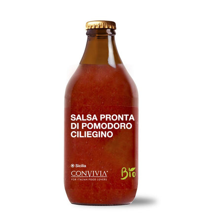 Salsa Pronta Di Pomodoro Ciliegino Bio 330g - Convivia