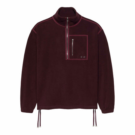 NEW AMSTERDAM Felpa New Amsterdam FLEECE HALF ZIP da uomo