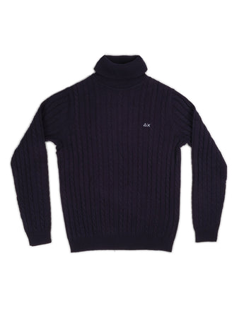 SUN68 Maglia Uomo Sun68 K44156 07 BLU da uomo