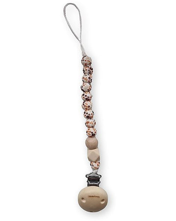Clip Portaciuccio in Silicone - Massaggiagengive - Mon Fleur - Marrone Chewies&more