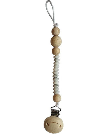 Clip Portaciuccio in Silicone - con Perline - Effetto Marmo Chewies&more
