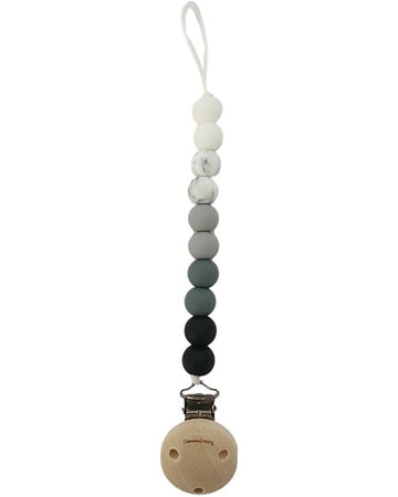 Clip Portaciuccio in Silicone - Massaggiagengive - Leaf - Perline Ombr Chewies&more