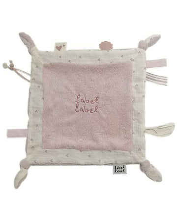 Doudou - Rosa - 30x30 cm - Materiale Riciclato Label Label