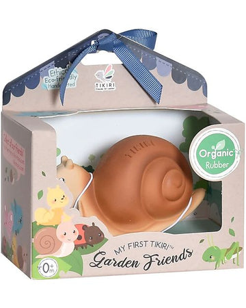 3-in-1 Sonaglio Lumaca - Massaggiagengive - Gioco da Bagno - Garden An Tikiri