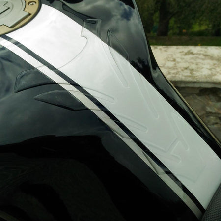 PARASERBATOIO TRASPARENTE NEUTRO ADESIVI PER SERBATOIO MOTO IN RESINA 3D