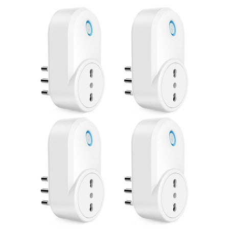 Maxcio Presa Intelligente WiFi, 4 pz Presa Compatibile con Alexa e Google Home