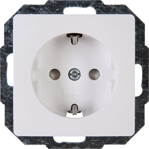 6 pz - Presa con contatto di protezione Kopp Paris con interruttore off - 6 pz