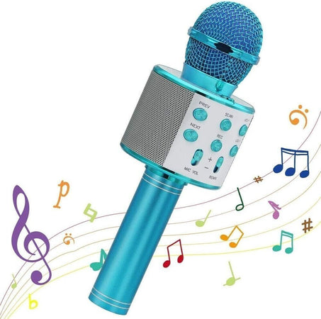 WS-858L Mini Karaoke KTV Microfono Portatile Bluetooth Senza Fili Microfono
