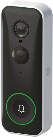 Yale Campanello Smart Bianco, Visualizzazione Live Full HD, Audio bidirezionale