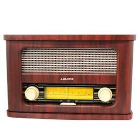 MAJESTIC Radio Stereo FM Bluetooth Potenza 3 Watt x2 Ingresso AUX USB