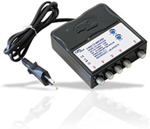 Amplificatore TV da interno con filro LTE 1 ingresso/4 uscite GBS 44166