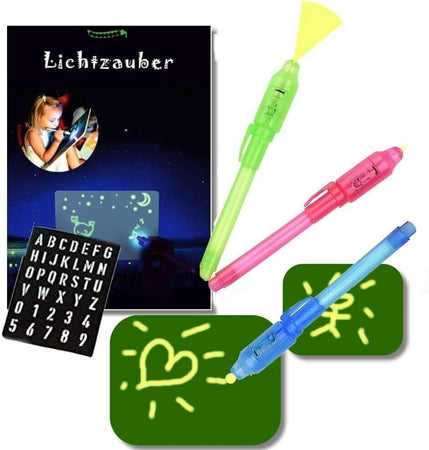 Tavolo da disegno, lampada UV, penna segreta, Tavolo da disegno luminoso