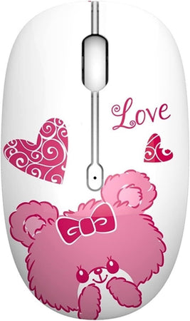 TENMOS M101 Mouse Wireless Simpatico Mouse Silenzioso per Computer