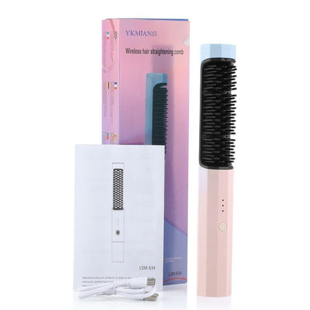 YKMIANJI Pettine lisciante per capelli piastra per capelli portatile piastra