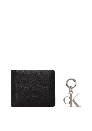 calvin klein Gift Bifold W/Coin & Key Fob Uomo K50K512101-BEH Nero da uomo
