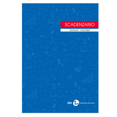 Scadenzario Gen-Dic 24Fg Uso Mano 17X24Cm Bm