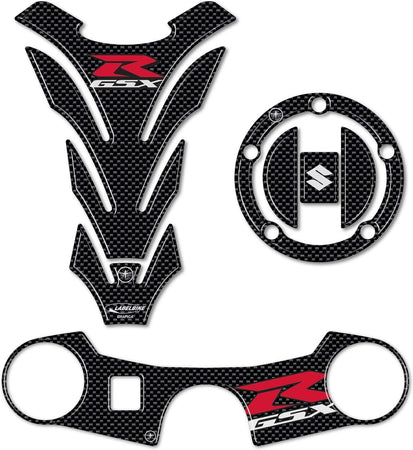 kit ADESIVI 3D PROTEZIONI compatibili per MOTO SUZUKI GSXR 1000 dal 2005 al 2006