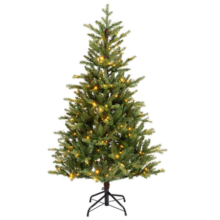 Albero di natale "Allison" con Led  in PE Effetto Real Touch + PVC Altissima qualità