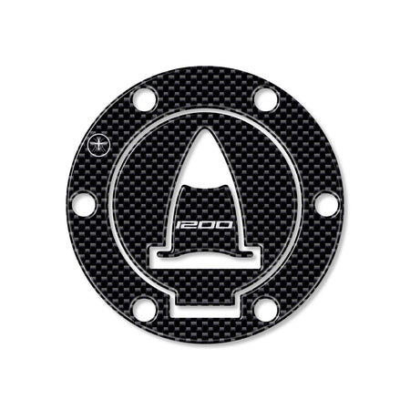 Tappo Serbatoio ADESIVI 3D PROTEZIONE per MOTO DUCATI MULTISTRADA 1200 Carbon